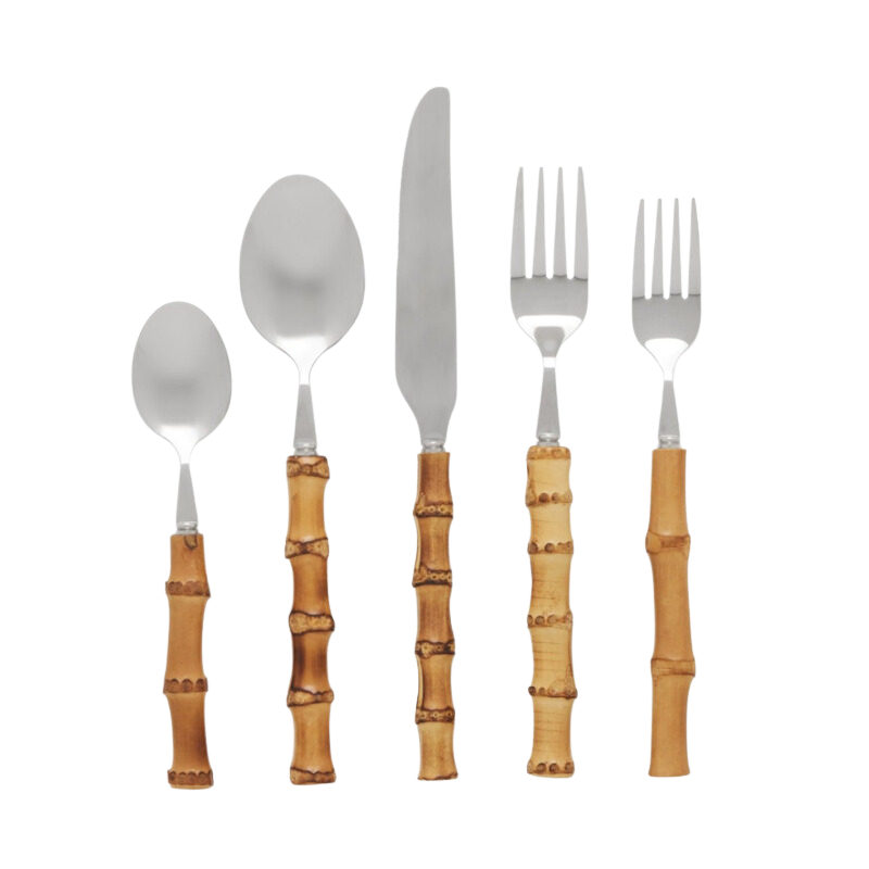Classic Bamboo Flatware Set