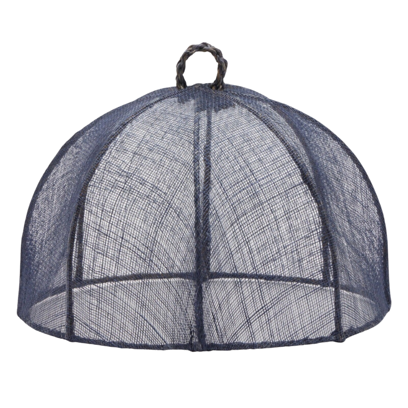 Waterside Round Food Cover in Navy - Set of 2