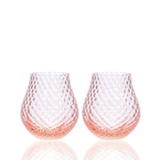 Balboa Stemless Wine Glasses - Rosé