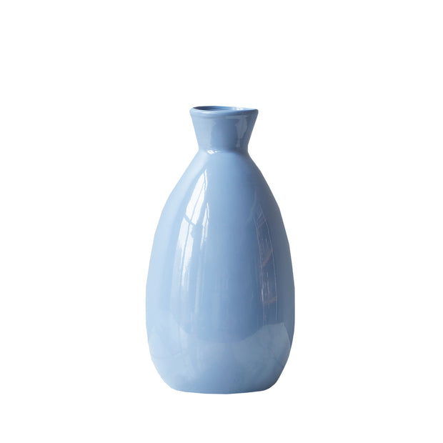 French Blue Seagirt Vase - Medium