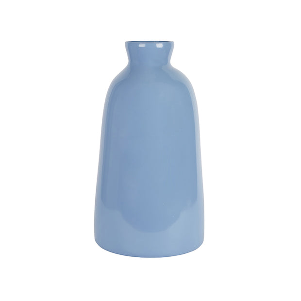 French Blue Seagirt Vase - Large