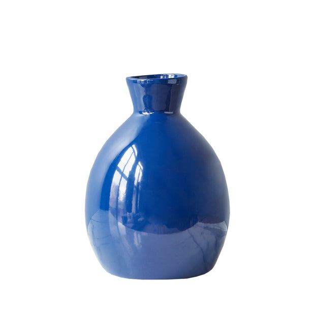 Navy Seagirt Vase - Small