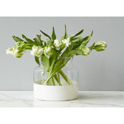 White Dipped Vase