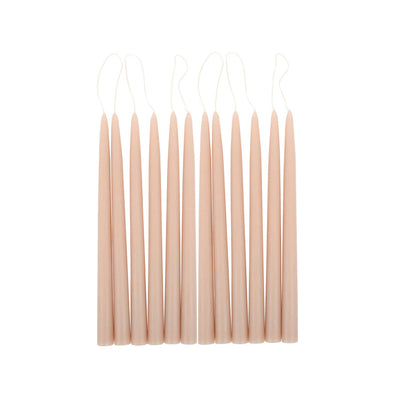 Shell Pink Taper Candles